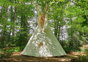 TIPIsche trekkershut - Camping Le Soustran